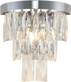 Bethel International OC35W10CH Modern Chrome Light Sconce