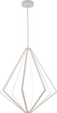 Bethel International WE03C32WH Contemporary White LED 32" Pendant Lamp