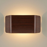 Bruck WALL/ZEN/30K/MHG Zen Modern Mahogany LED Wall Light Sconce