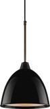 Bruck CLASSIC-LED-PENDANT-BLACK Classic Modern LED Mini Hanging Lamp