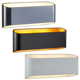 Bruck Eclipse II Modern 3" Tall LED Wall Lamp