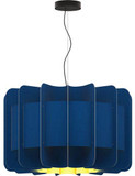 Bruck WEPCLA/75/BLU/ASH WEP Clarissa 29.8" Modern Blue Pendant Lamp