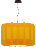Bruck WEPCLA/75/YLW/ASH WEP Clarissa 29.8" Modern Yellow Pendant Lighting Fixture