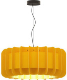 Bruck WEPCLA/A74/YLW/ASH WEP Clarissa 29.1" Contemporary Yellow Hanging Pendant Light