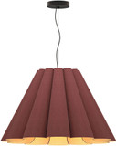 Bruck WEPLOR/80/VLT/ASH Lora Modern Violet Pendant Lamp