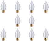 Bulbrite 861072 Contemporary C15 Spunlite (pack of 10) Light Bulbs