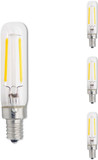 Bulbrite 861574 Contemporary LED 2.5W T6 Filament Light Bulbs (pack of 4)