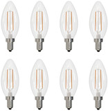 Bulbrite 861623 LED 3000K Filament (pack of 8) Bulbs