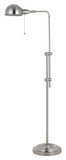 Cal BO-2441FL-BS Croby Transitional Brushed Steel Pharmacy Lamp With Pull Chain