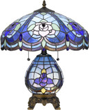Cal BO-2799TB Tiffany Tiffany Tiffany Table Lamp Lighting w/ LED Night Light