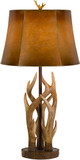 Cal BO-2805TB Darby Country Antler Table Lighting