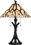 Cal BO-3104TB Tiffany Dark Bronze Table Lamp Lighting