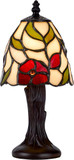Cal BO-3114AC Tiffany Dark Bronze Table Top Lamp