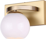 Canarm IVL1169A01GDP Monroe Contemporary Gold / Painted Gold Wall Light Fixture