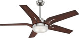 Casablanca 59198 Correne Brushed Nickel LED 56" Coffee Beech Ceiling Fan