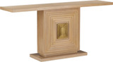 Currey & Company 3000-0310 Morombe Contemporary Washed Oak Console Table