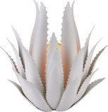 Currey & Company 5000-0259 Agave Gesso White Wall Lighting