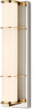 Currey & Company 5800-0062 Blaine Modern Polished Nickel / Polished Brass / White Bathroom Wall Light Fixture