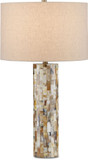 Currey & Company 6000-0880 Colevile Contemporary Natural Table Lamp Lighting