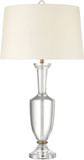 Currey & Company 6000-1015 Classico Clear / Natural Brass Table Lamp