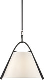 Currey & Company 9000-0951 Frey Satin Black / Brown Drop Ceiling Lighting