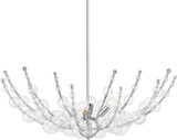 Currey & Company 9000-0954 Abberton Modern Polished Nickel Lighting Chandelier