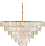 Currey & Company 9000-1098 Bon Vivant Modern Natural / Contemporary Gold Pendant Hanging Light