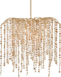 Currey & Company 9000-1301 Kealia Natural / Coco Cream LED Hanging Light