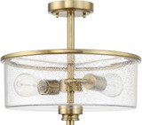 Craftmade 50552-SB Bolden Modern Satin Brass Flush Mount Ceiling Light Fixture