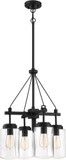 Craftmade 52124-ESP Crosspoint Modern Espresso Outdoor Ceiling Chandelier