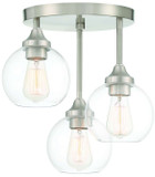 Craftmade 56253-BNK Glenda Brushed Nickel Flush Mount Light Fixture