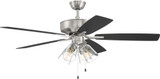 Craftmade P104BNK5-52FBGW Pro Plus 104 Contemporary Brushed Polished Nickel LED 52" Home Ceiling Fan