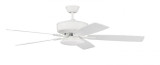 Craftmade P112W5-52WWOK Pro Plus 112 Slim Contemporary White LED 52" Ceiling Fan