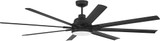 Craftmade RSH72FB8-NWF Rush Contemporary Flat Black LED 72" Home Ceiling Fan