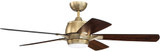 Craftmade STE52SB5 Stellar Modern Satin Brass LED 52" Ceiling Fan