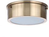 Craftmade X6709-SB-LED Fenn Contemporary Satin Brass LED 9" Ceiling Light Fixture