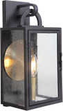 Craftmade ZA1602-TB Wolford Traditional Textured Matte Black Exterior 7" Wall Sconce Lighting