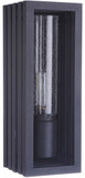 Craftmade ZA2810-TB Carmel Modern Textured Matte Black Exterior 16.5" Wall Lamp