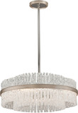 Corbett 204-46-SL/SS Chime Modern Silver Leaf Medium Pendant Light