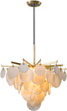 Corbett 228-42-GL/SS Serenity Modern Gold Leaf LED 28" Pendant Lighting