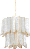 Corbett 365-23-VGL Cartagena Contemporary Vintage Gold Leaf 22.75" Entryway Light Fixture