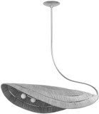 Corbett 454-06-GL Medea Contemporary Gold Leaf 50" Kitchen Island Light Fixture