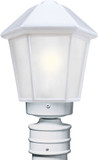 Costaluz 327253-POST-FR 3272 Series Contemporary White Frosted Outdoor Post Light Fixture