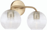 Capital Lighting 149921MA-544 Dolan Modern Matte Brass 2-Light Bath Sconce