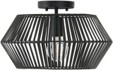 Capital Lighting 230311MB Kaiya Modern Matte Black Flush Mount Lighting Fixture