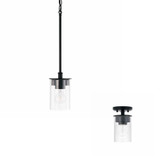 Capital Lighting 246811MB-532 Mason Contemporary Matte Black 2-Light Ceiling Light Fixture