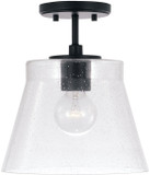 Capital Lighting 346912MB Baker Contemporary Matte Black 7" Mini Overhead Light Fixture