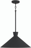 Capital Lighting 350312XK Paloma Contemporary Textured Black Hanging Pendant Lighting