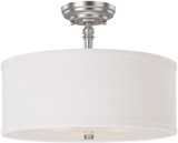 Capital Lighting 3923MN-480 Loft Matte Nickel Semi-Flush Ceiling Lighting Fixture