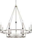 Capital Lighting 425201BT Tux Modern Black Tie Chandelier Lighting